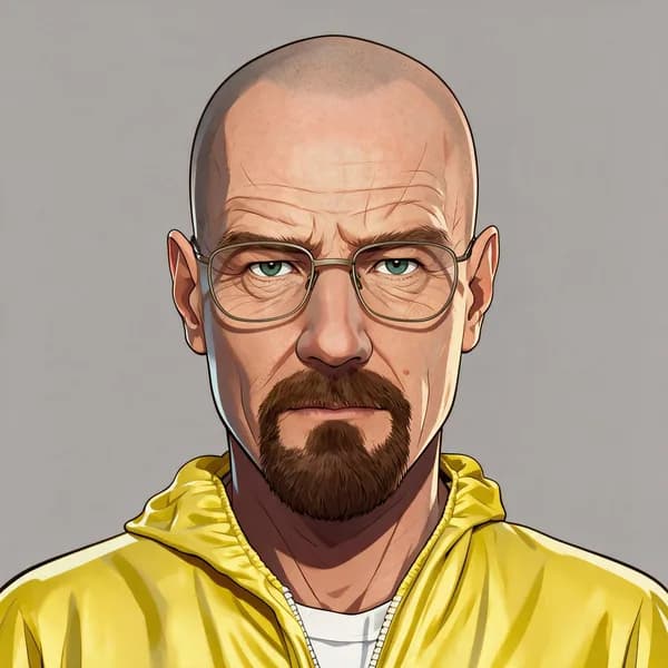 Breaking Bad character chart in Vista Companion