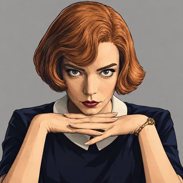 The Queen's Gambit character chart in Vista Companion