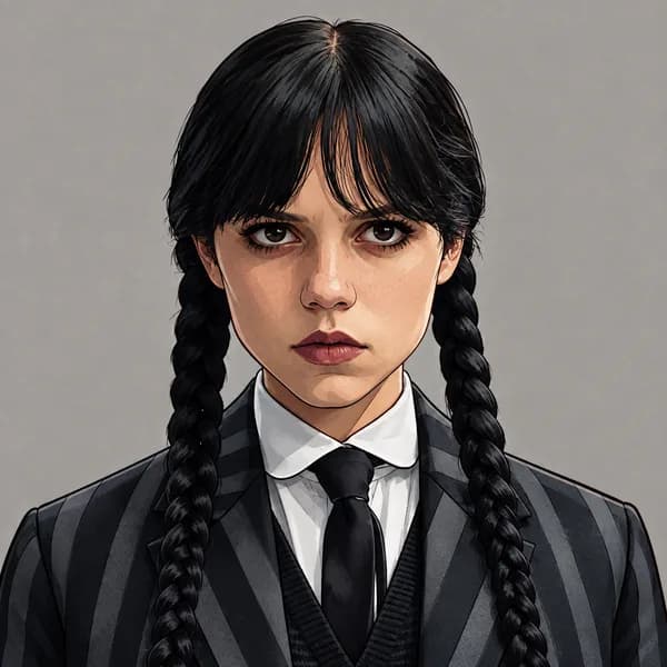 Wednesday character chart in Vista Companion
